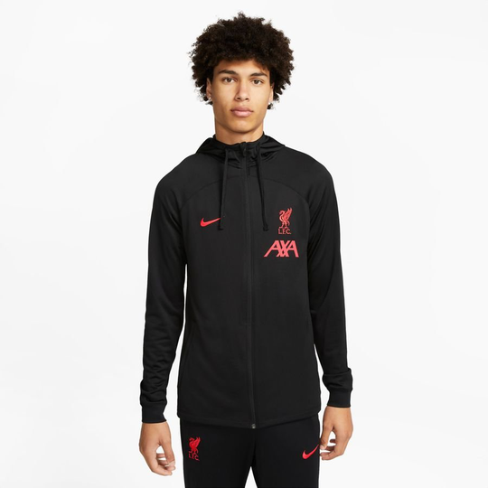Liverpool Verryttelytakki Dri-FIT Strike - Musta/Punainen