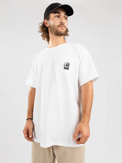Vans Off The Wall Graphic Pkt T-Shirt valkoinen