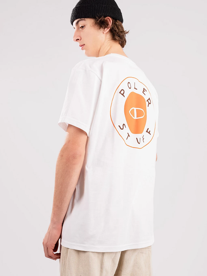 Poler Eyes Up T-Shirt valkoinen