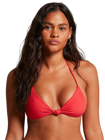 Volcom Simply Seamless Bikini Top punainen