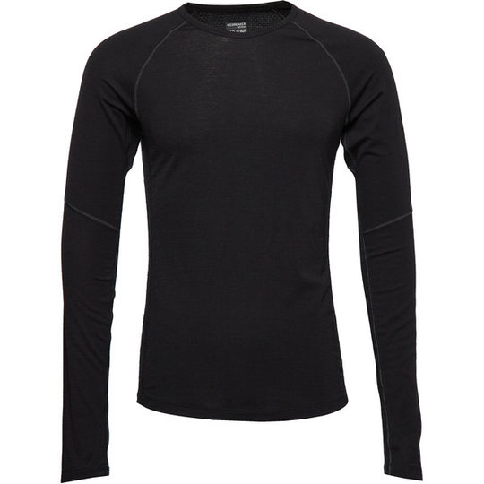 Icebreaker Mens 150 Zone Ls Crewe - Black - Miehet - L
