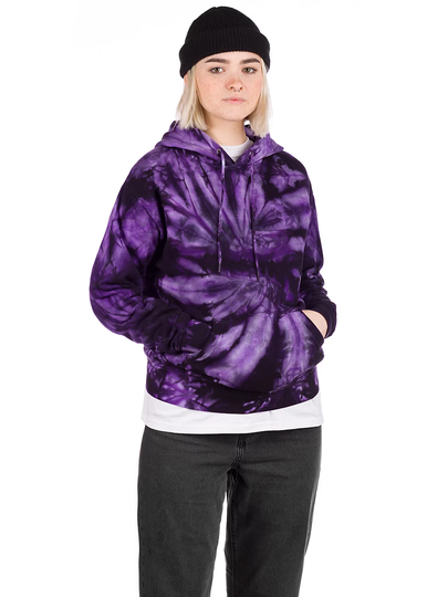 Zine Hunter Hoodie tiedye