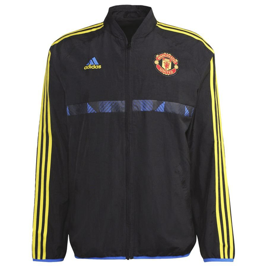 Manchester United Takki Icons Woven - Musta/Keltainen