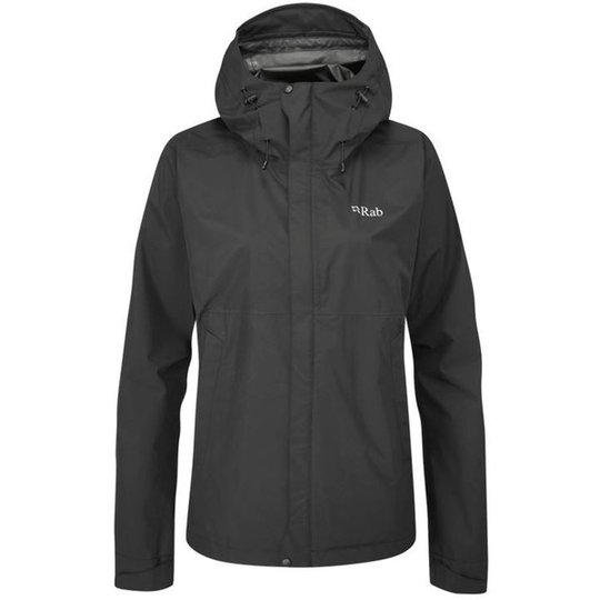 Rab Downpour Eco Jacket Wmns - Black - Naiset - 12