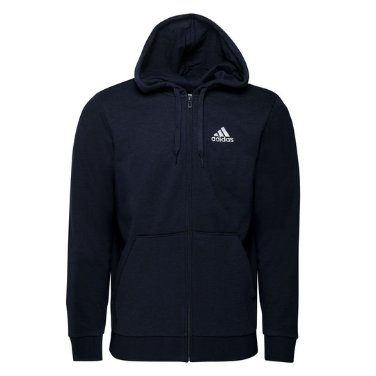 adidas Huppari Essentials Big Logo FZ - Navy/Valkoinen
