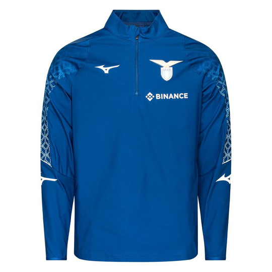 Lazio Harjoituspaita Pre Match Midlayer - Navy/Vaaleansininen