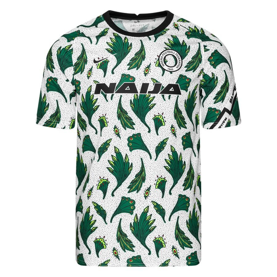 Nike Nigeria Treenipaita Pre Match - Valkoinen/Vihreä/Musta