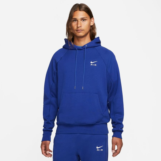 Nike Air Huppari French Terry - Navy/valkoinen, koko Medium