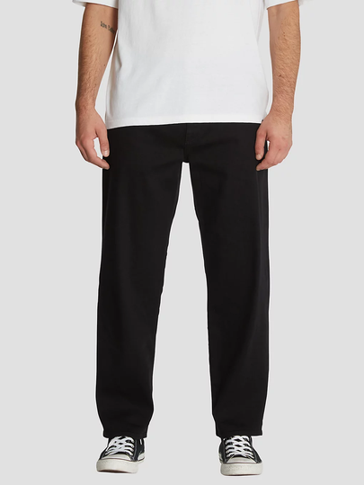 Volcom Modown Tapered Denim Jeans musta