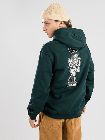 Iriedaily Nutcrax Hoodie vihreä