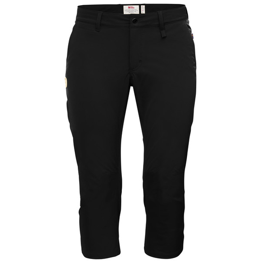 Fjällräven Abisko Capri Trousers W - Black - Naiset - 36