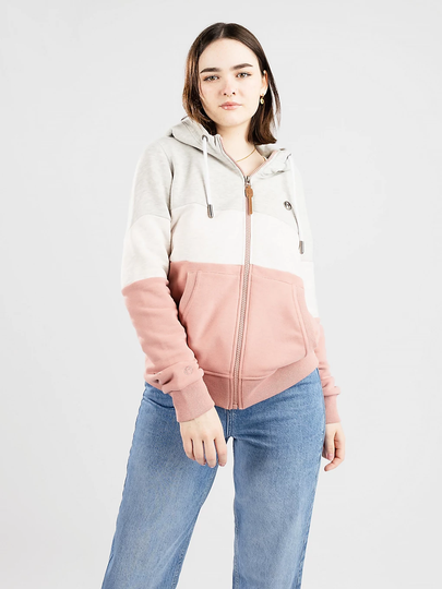 Kazane Diana Zip Hoodie pinkki