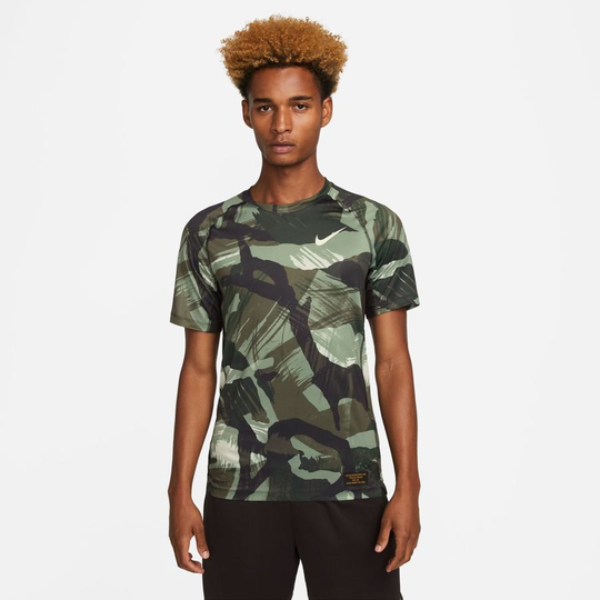 Nike Pro Treenipaita Dri-FIT Camo - Vihreä/Ruskea/Valkoinen, koko X-Large