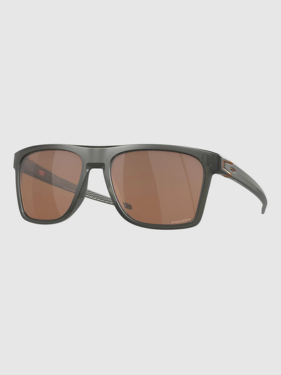 Oakley Leffingwell Matte grey Smoke Sunglasses musta