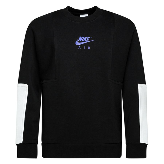 Nike Collegepaita NSW Air Crew - Musta/Valkoinen/Violetti Lapset