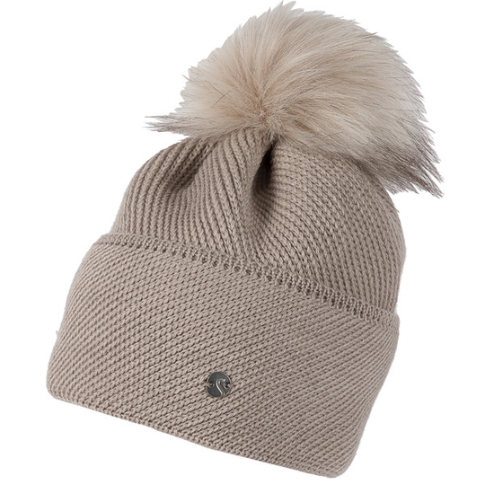 Salon Lakkitehdas Miska Beanie - Beige - Naiset - One Size