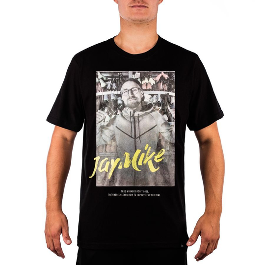 Unisportlife Hero T-paita Jay Mike - Musta Limited Edition, koko Small