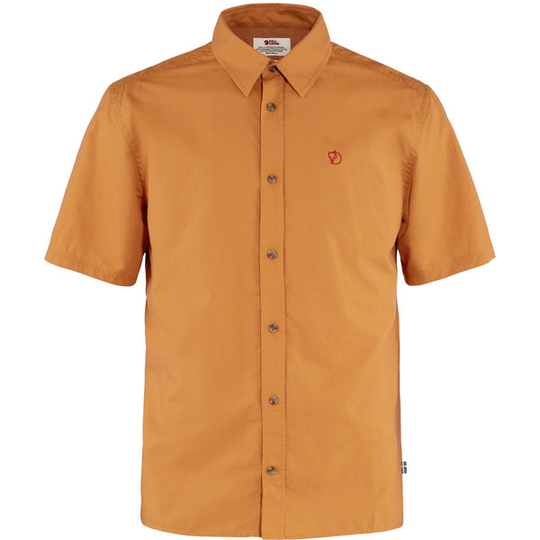 Fjällräven Övik Lite Shirt Ss M - Spicy Orange - Miehet - L