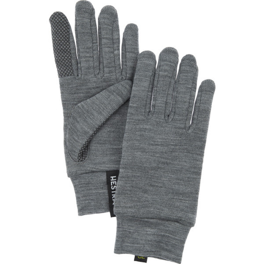 Hestra Merino Touch Point - 5 Finger - Grey - Unisex - 5
