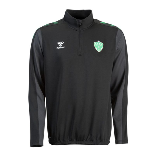 Saint-Étienne Harjoituspaita Half Zip - Musta