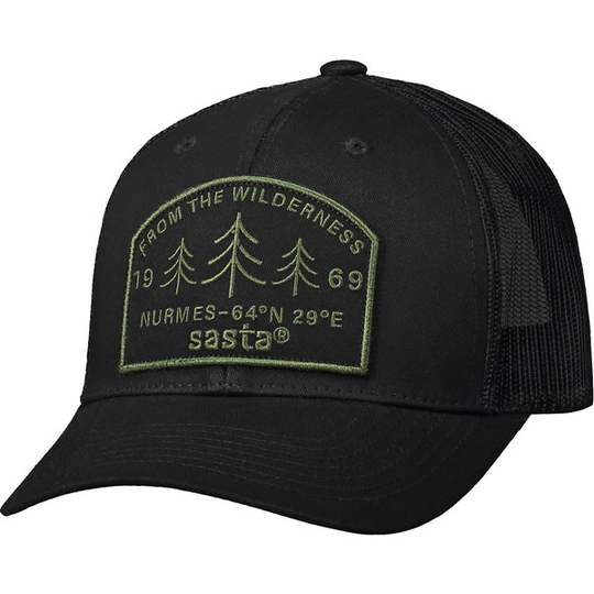 Sasta Wilderness Cap - Black - Unisex - M