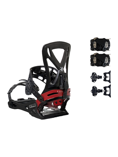 Karakoram Grizzly + Splitboard Interface 2023 Splitboard Bindings musta
