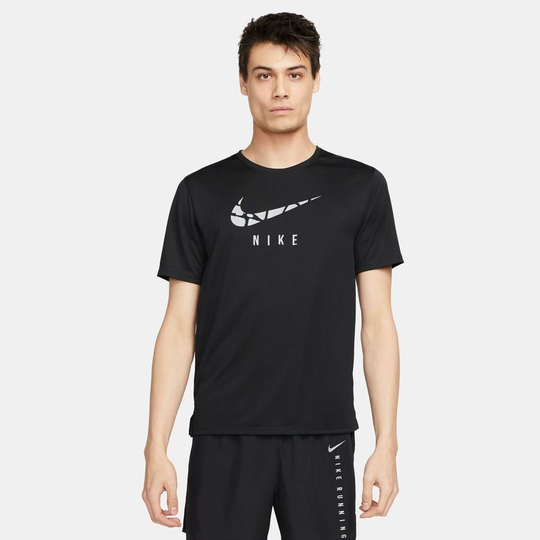 Nike Juoksu-t-paita Dri-FIT Run Division - Musta/Hopea