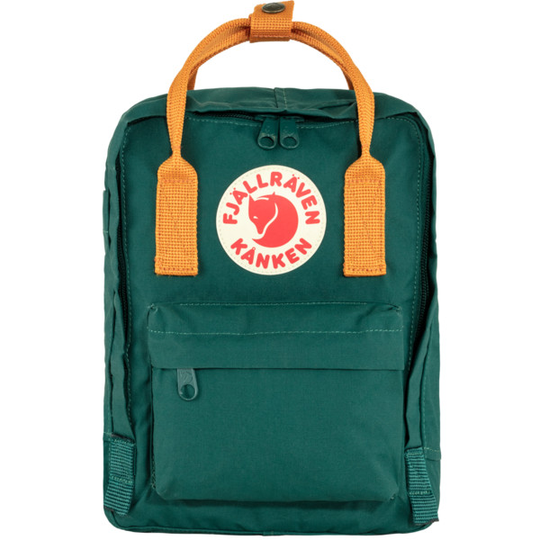 Fjällräven Kånken Mini - Arctic Green-spicy Orange - Unisex - OneSize