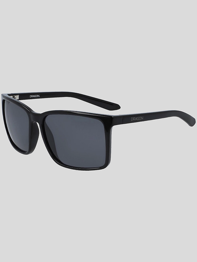 Dragon Montage Shiny Black Sunglasses musta