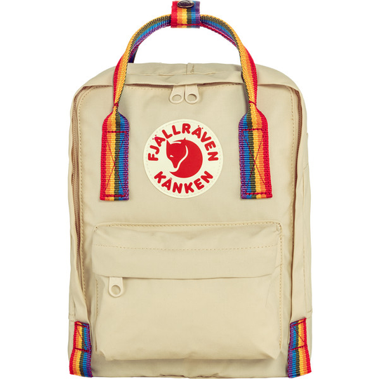 Fjällräven Kånken Rainbow Mini - Light Oak-rainbow Pattern - Unisex - OneSize