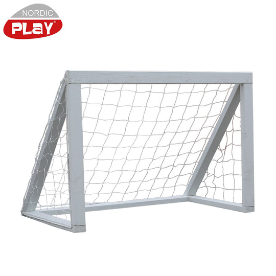 Nordic Play PLAY Puinen jalkapallomaali 1,27 x 0,65 x 0,86 m valk, Jalkapallomaalit