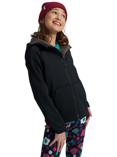Burton Crown Weatherproof Sherpa Zip Hoodie musta