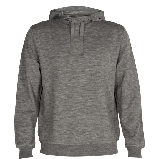 Icebreaker M Shifter Ls Hoodie - Gritstone Hthr - Miehet - S