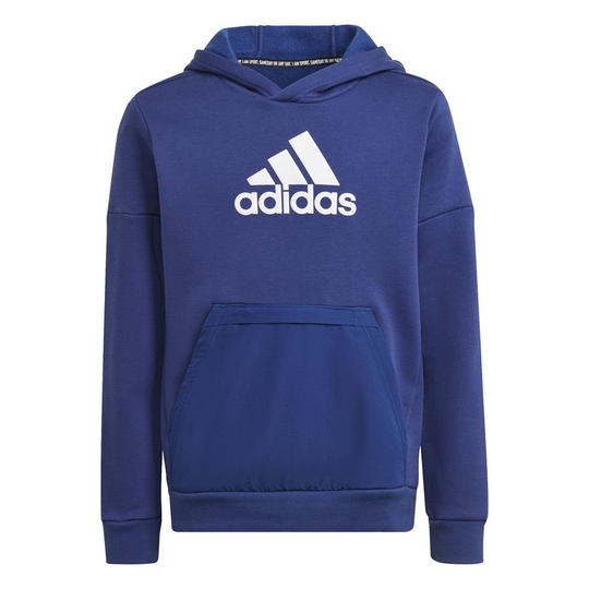 adidas Huppari Badge Of Sport Fleece - Sininen/valkoinen Lapset, koko 152 cm