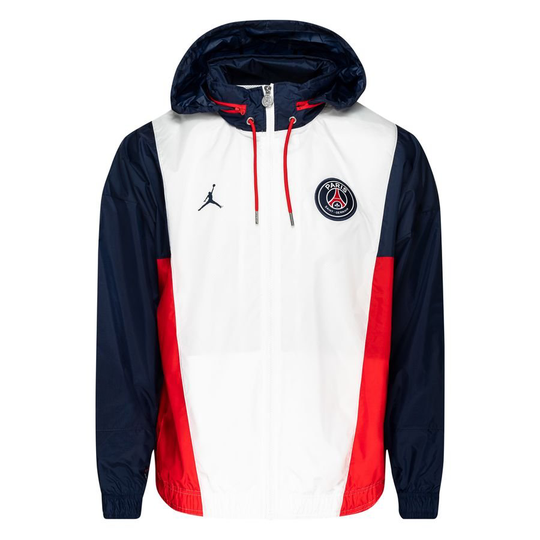 Paris Saint-Germain Hupullinen Takki Jordan x PSG - Valkoinen/Navy/Punainen