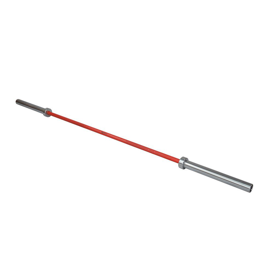 Gymleco Ceracote Cross Bar 15kg Punainen, Levytangot