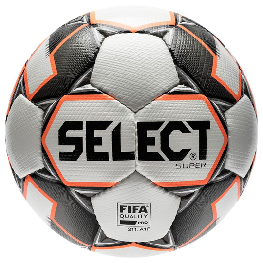 Select Jalkapallo Super - Valkoinen/harmaa, koko Ball SZ. 5