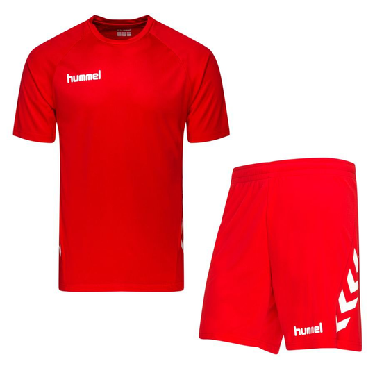 Hummel Promo Jalkapallo Setti - Punainen, koko Large