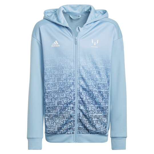 adidas Huppari Messi Full Zip - Sininen/Valkoinen Lapset