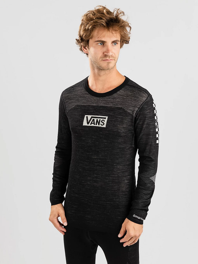Vans Intraknit Merino Crew Base Layer Top musta
