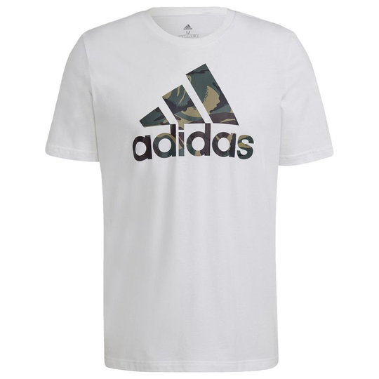 adidas T-paita Essentials Camo - Valkoinen/Vihreä