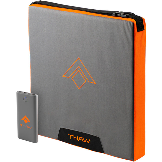 Thaw Rechargeable Heated Seat - Grey/orange - OneSize