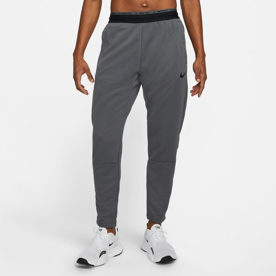 Nike Pro Treenihousut Fleece - Harmaa/Musta
