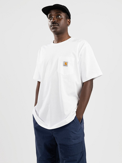 Carhartt WIP Pocket T-Shirt valkoinen
