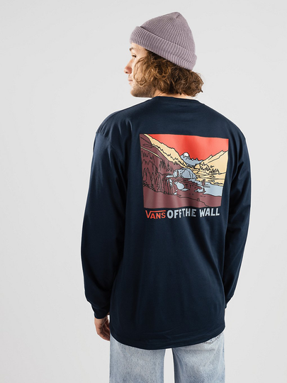 Vans Outdoor Club Long Sleeve T-Shirt sininen