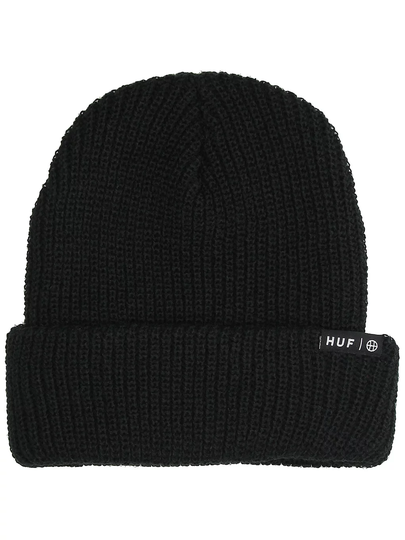 HUF Essentials Usual Beanie musta