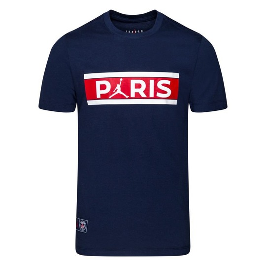 Paris Saint-Germain T-paita Wordmark Jordan x PSG - Navy