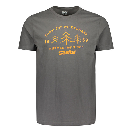 Sasta Wilderness T-paita - Dark Grey - Miehet - XXL