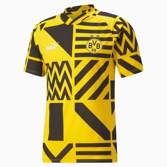 Dortmund Treenipaita Pre Match - Musta/keltainen - PUMA, koko X-Small