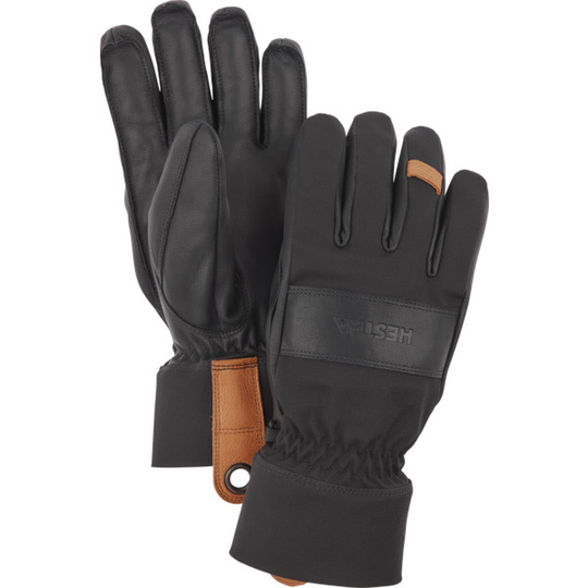 Hestra Highland Glove - 5 Finger - Black - Unisex - 8